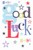 Packed with spirited encouragement, this good luck card is alive with colour and local cheer, making it the kind of thoughtful gesture cherished from Fyfield Road to Theydon Bois. The 'Good Luck' message bursts across a brilliant white backdrop, each letter uniquely styled: an oversized pastel blue anchors the word while deep reds, moss greens, and rich violets add playful energy. Whimsical stars scatter in shades of navy, lavender, lemon, and sky blue, capturing the expansive hopes of someone standing at the edge of a new opportunity. The card's flat yet silky-smooth finish invites you to run your fingers across its surface, much like appreciating the fine quality of fresh Epping-grown blooms. Whether slipped into a graduation bouquet or delivered to a friend starting a new role in town, this card's design delivers heartfelt optimism and belief, reflecting the close-knit encouragement that defines the Epping community-a simple, magical wish sent with local pride.